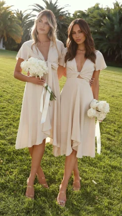 Fashion Allied Sale Evening|Bridesmaid^Sunny Daze Dress - Champagne