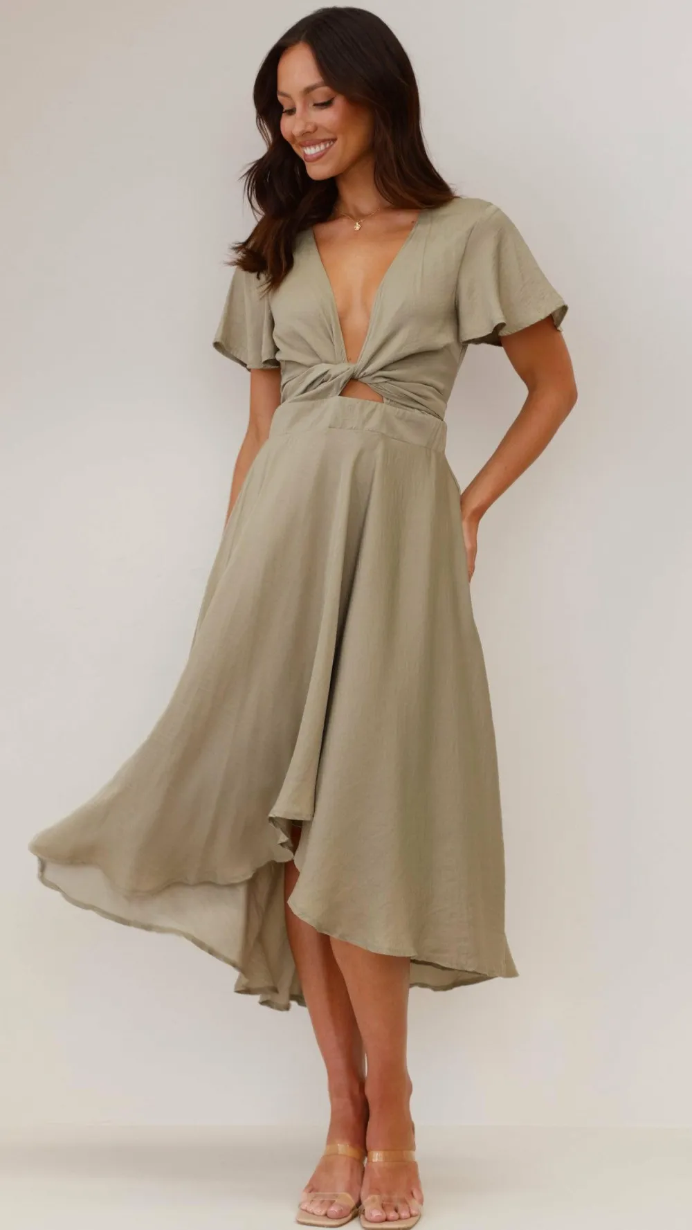 Fashion Allied Dresses|Bridesmaid^Sunny Daze Dress - Olive