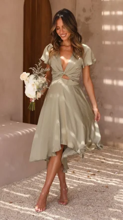 Fashion Allied Dresses|Bridesmaid^Sunny Daze Dress - Olive