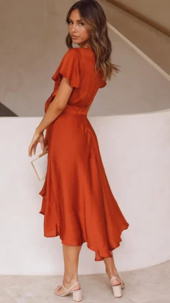 Fashion Allied Dresses|Bridesmaid^Sunny Daze Dress - Rust