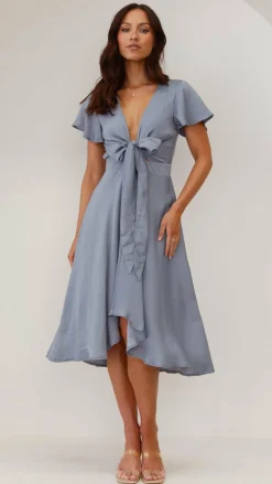 Fashion Allied Sale Evening|Sale Dresses^Sunny Daze Dress - Steel Blue