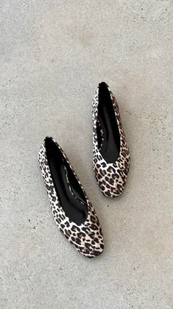 Billini Billini|Sandals & Slides^Suzie Ballet Flats - Leopard Satin