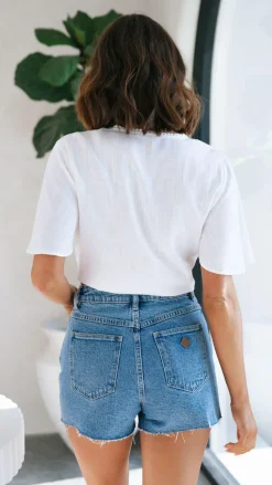Rock Fashion Tops^Sway Top - White