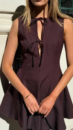 Alive Girl Dresses|Mini^Sweeny Mini Dress - Plum