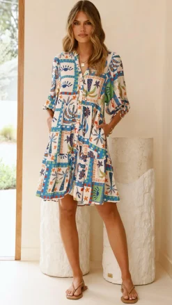 Iris Maxi Dresses|Mini^Tabitha Mini Dress - Lorelei Print