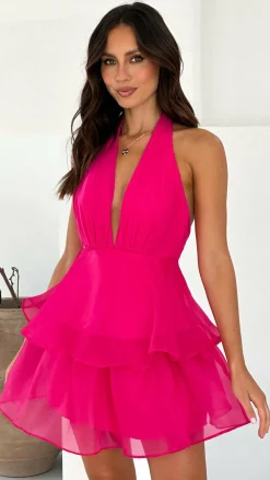 SASHA (BNE) Sale Dresses^Tadria Mini Dress - Hot Pink