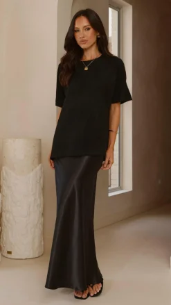 Fashion Allied Knit Tops|Knitwear^Tahlia Knit Top - Black