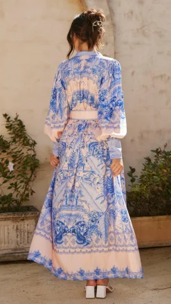 Bubblegum Dresses|Maxi^Taia Maxi Dress - Madeline Blue