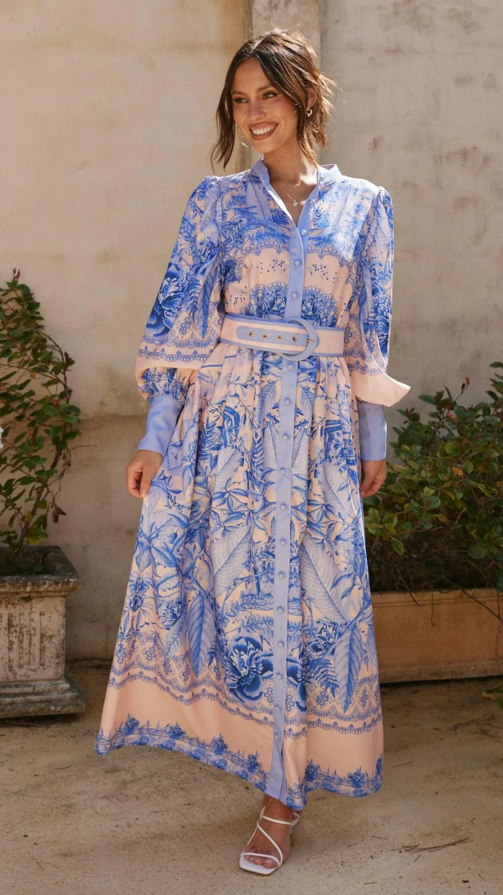 Bubblegum Dresses|Maxi^Taia Maxi Dress - Madeline Blue