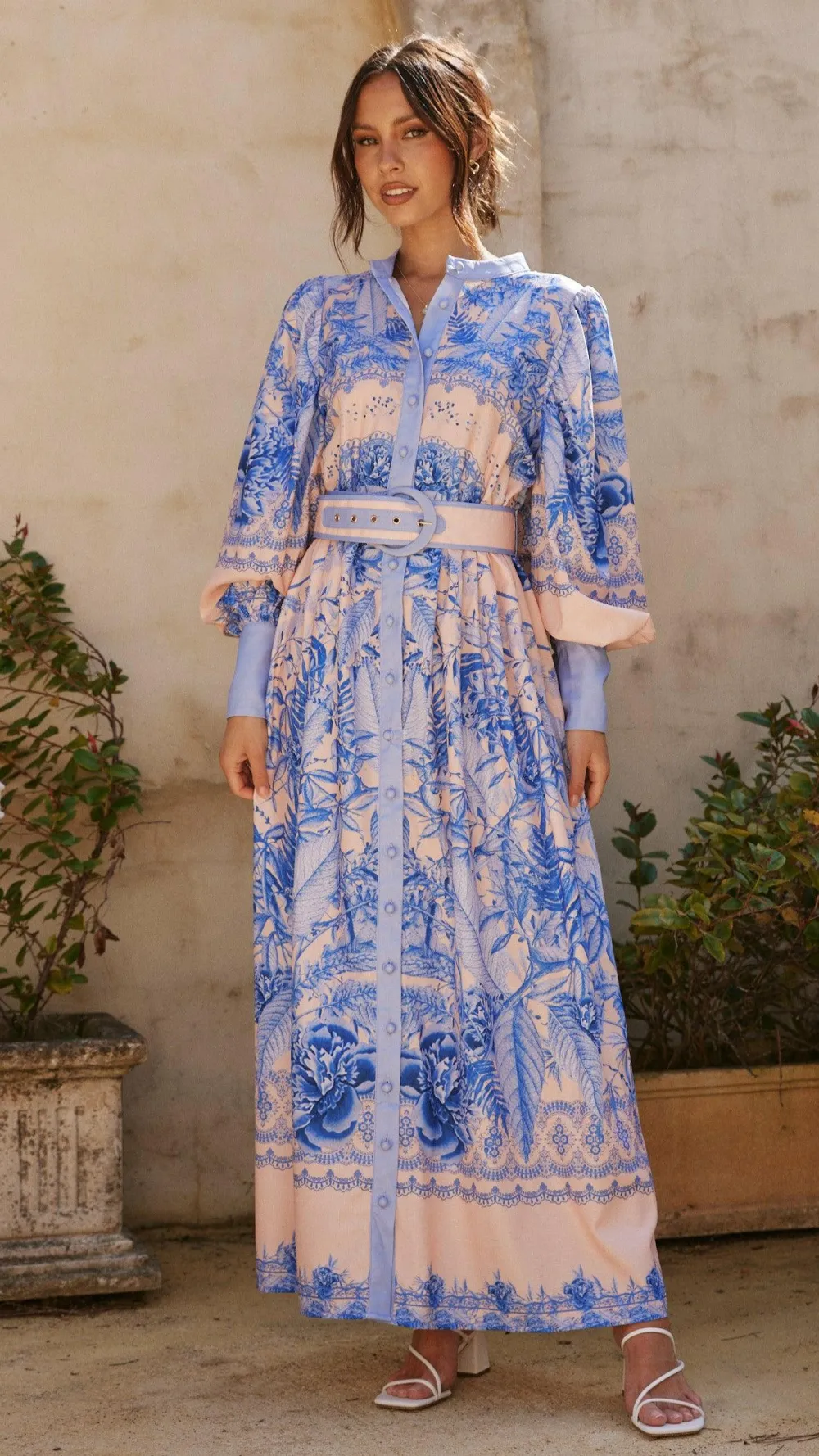 Bubblegum Dresses|Maxi^Taia Maxi Dress - Madeline Blue