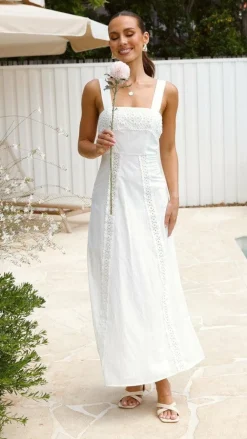 LILYWHYT Dresses|Maxi^Takala Maxi Dress - Off White