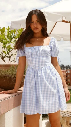 Alive Girl Sale Dresses^Takashi Mini Dress - Picnic Blue