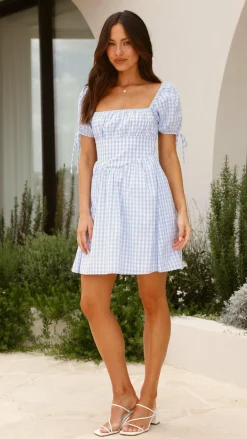 Alive Girl Sale Dresses^Takashi Mini Dress - Picnic Blue