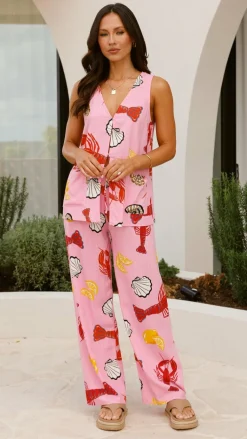Fashion Allied Sets|Bottoms^Talira Pants - Shell Lover Print