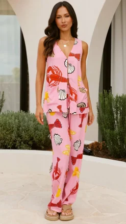 Fashion Allied Sets|Bottoms^Talira Pants - Shell Lover Print