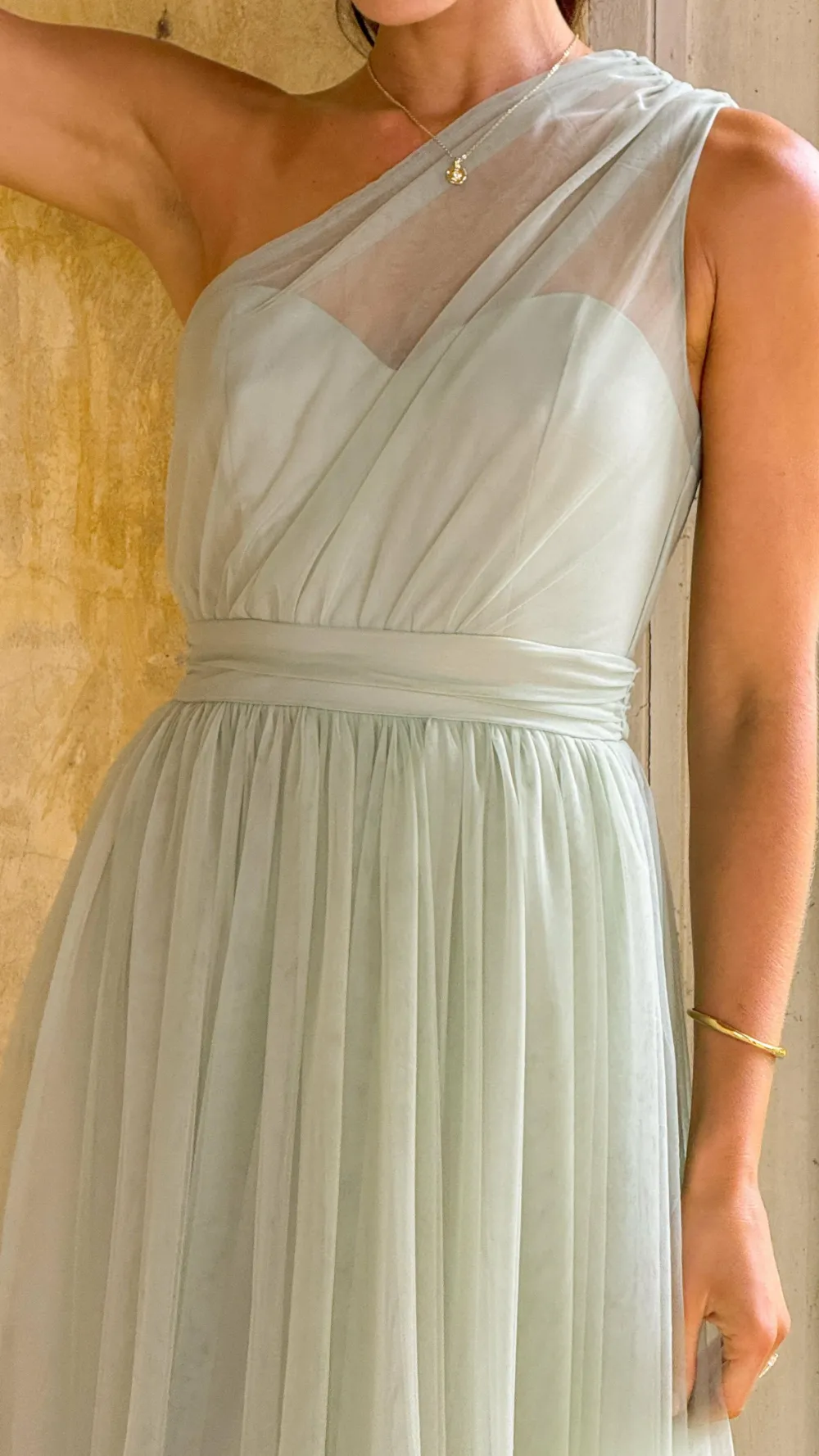 LILYWHYT Dresses|Bridesmaid^Talissa Tulle Maxi Dress - Sage