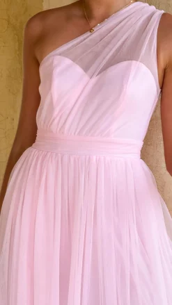 LILYWHYT Dresses|Bridesmaid^Talissa Tulle Maxi Dress - Pink