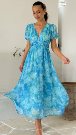 Pink Diamond Sale Dresses|Event Ready Dresses^Talma Maxi Dress - Blue Floral