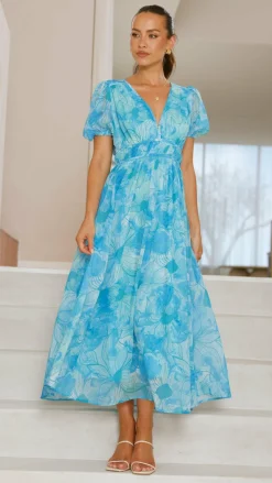Pink Diamond Sale Dresses|Event Ready Dresses^Talma Maxi Dress - Blue Floral