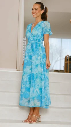 Pink Diamond Sale Dresses|Event Ready Dresses^Talma Maxi Dress - Blue Floral