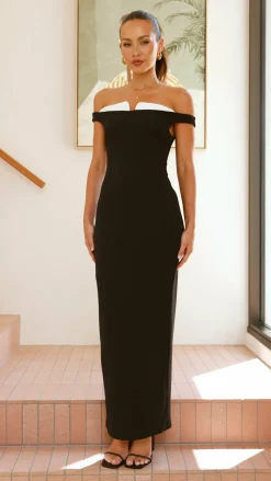 SASHA (BNE) Sale Dresses^Talmai Maxi Dress - Black / White