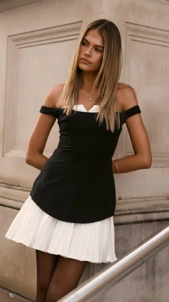 SASHA (BNE) Dresses|Mini^Talmai Mini Dress - Black / White