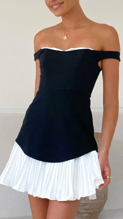 SASHA (BNE) Dresses|Mini^Talmai Mini Dress - Black / White