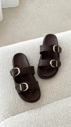 Billini Billini^Talon Slides - Chocolate