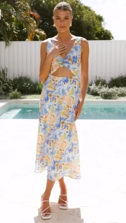 Pink Diamond Sale Dresses^Talulah Maxi Dress - Blue Floral
