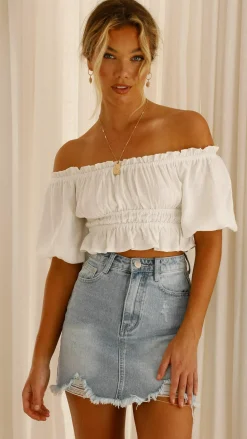 Fashion Allied The Denim Edit|Bottoms^Tammy Mini Skirt - Light Denim