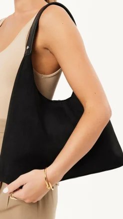 Billini Bags^Tammy Shoulder Bag - Black Suede