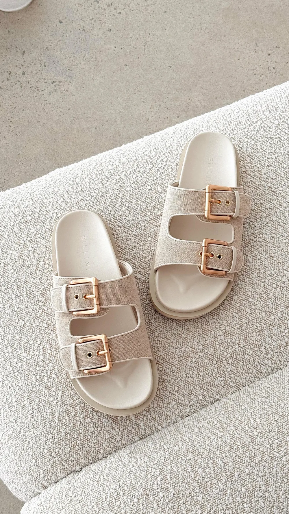 Billini Billini|Sandals & Slides^Tenzin Slides - Cream Linen