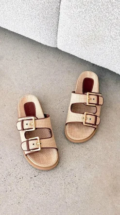 Billini Billini|Sandals & Slides^Tenzin Slides - Natural Raffia