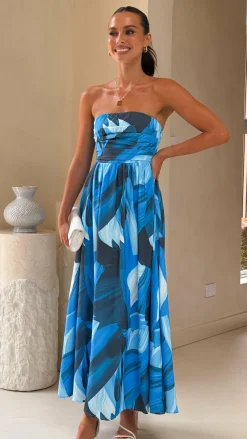 Pink Diamond Sale Dresses^Tessah Maxi Dress - Blue Print
