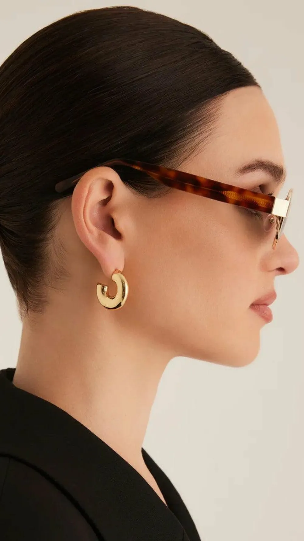 Banbe Sunglasses^The Addison Sunglasses - Gold / Havana Tort