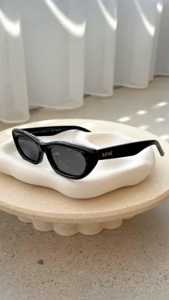 Banbe Sunglasses|The Denim Edit^The Caroline Sunglasses - Black