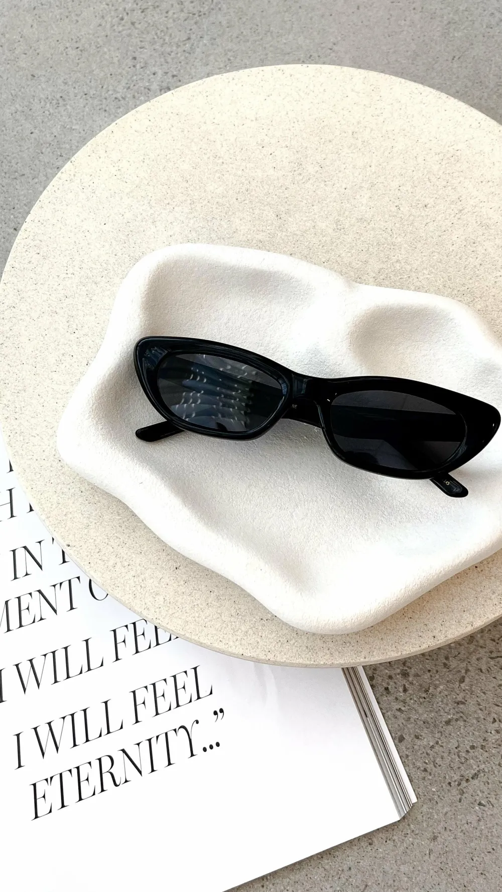 Banbe Sunglasses|The Denim Edit^The Caroline Sunglasses - Black