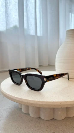Banbe Sunglasses^The Deyn Sunglasses - Havana / Ink