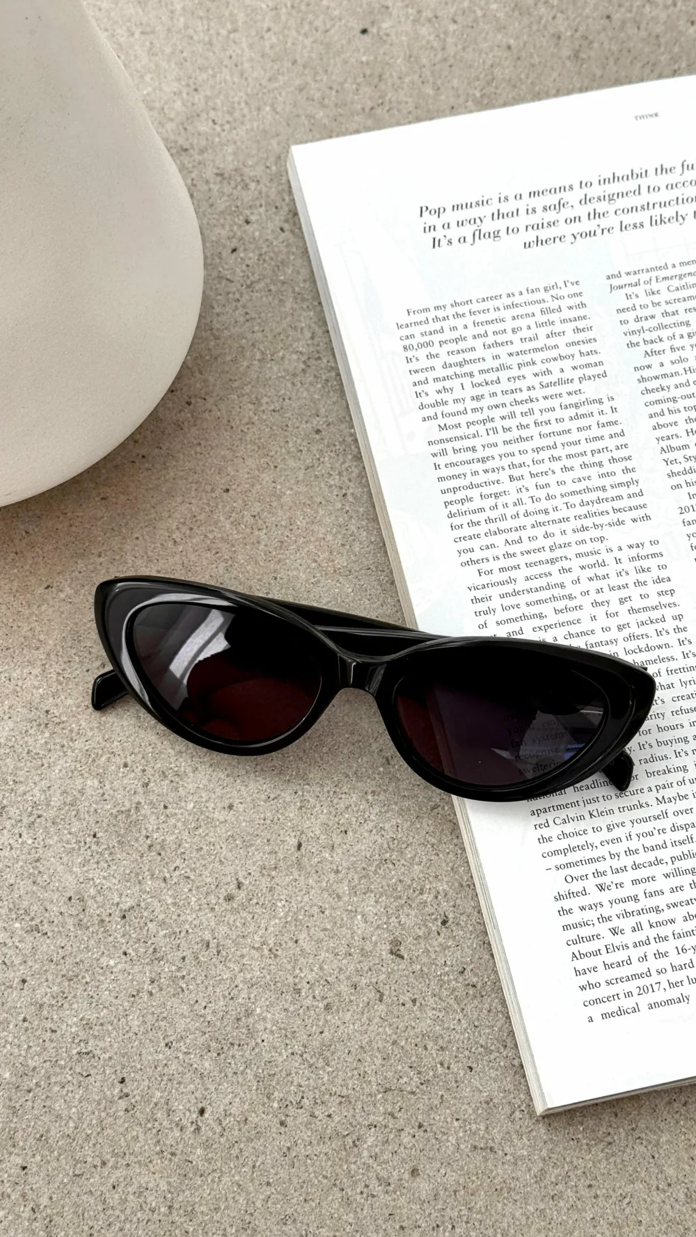 Banbe Sunglasses^The Sweeney Sunglasses - Black / Black