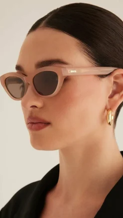 Banbe Sunglasses^The Winslet Sunglasses - Opal Beige / Champagne