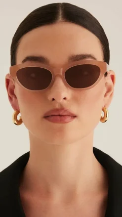 Banbe Sunglasses^The Winslet Sunglasses - Opal Beige / Champagne