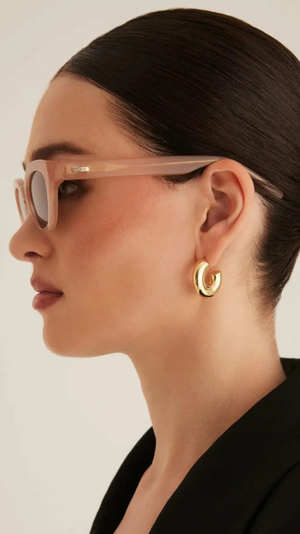 Banbe Sunglasses^The Winslet Sunglasses - Opal Beige / Champagne