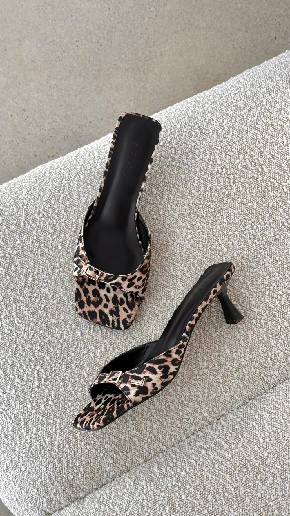 Billini Billini^Tilden Heel - Leopard Satin