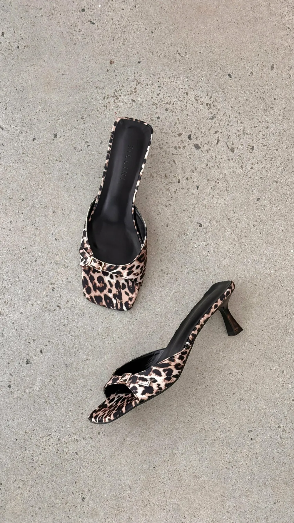 Billini Billini^Tilden Heel - Leopard Satin