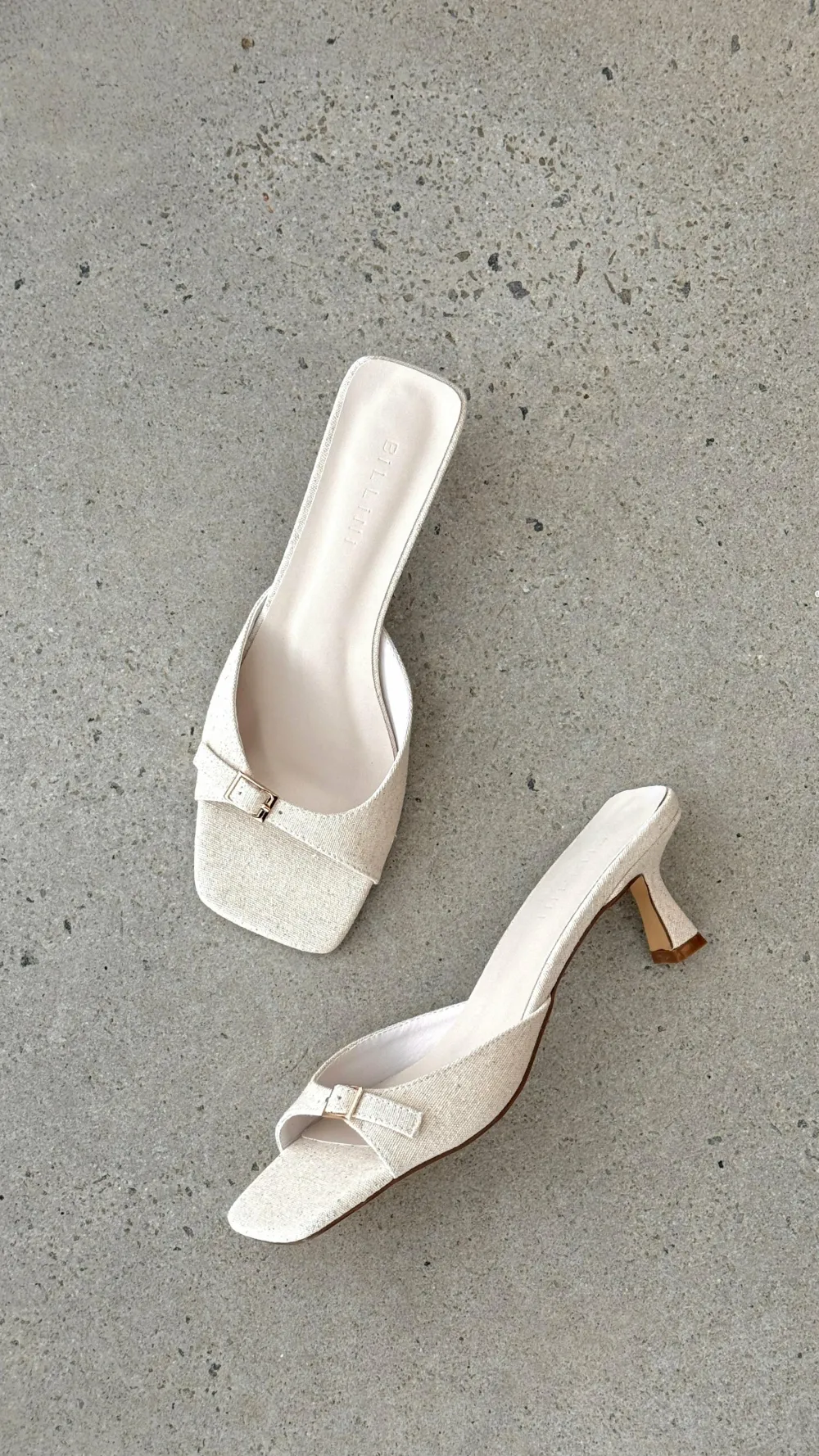 Billini Billini^Tilden Heel - Wheat Linen