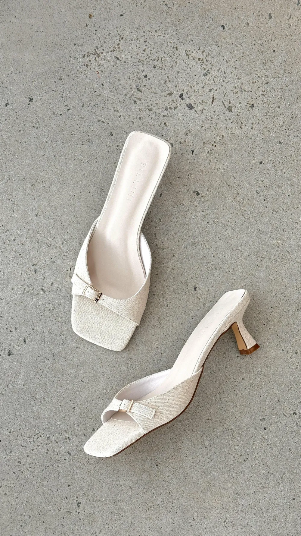 Billini Billini^Tilden Heel - Wheat Linen