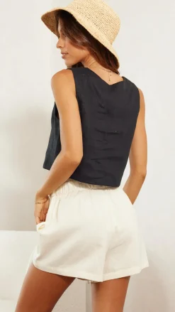 Fashion Allied Sets|Tops^Tillie Crop Top - Black