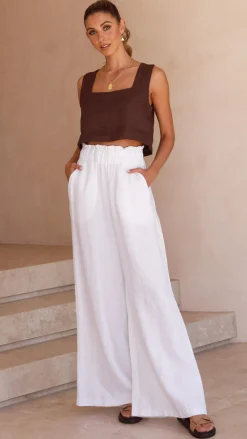 Fashion Allied Tops^Tillie Crop Top - Chocolate