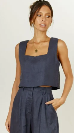 Fashion Allied Tops^Tillie Crop Top - Ink