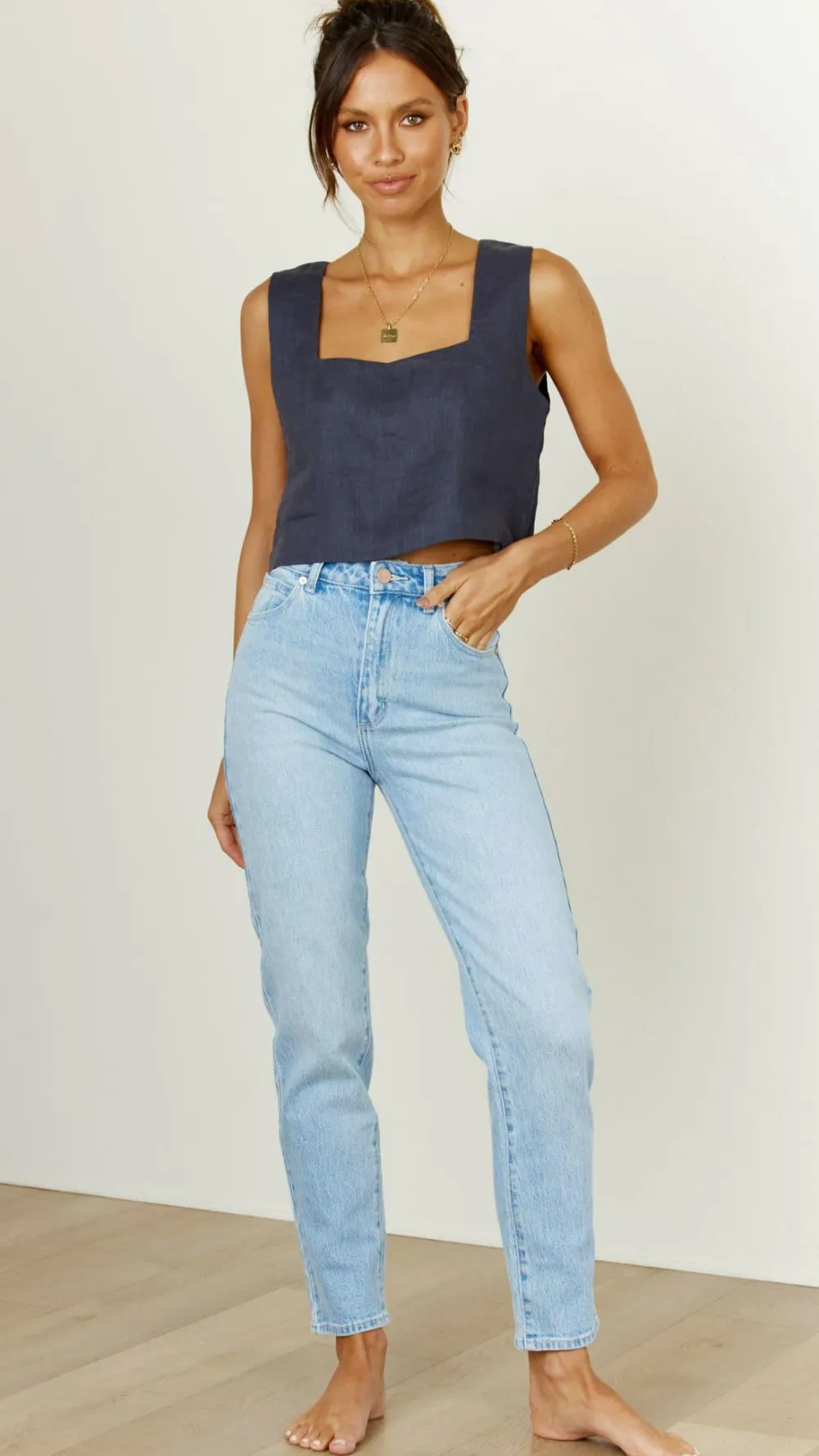 Fashion Allied Tops^Tillie Crop Top - Ink